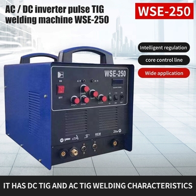AC DC TIG soudeur machine de soudage en aluminium INVERTEUR WSE-250 220V 6.2KVA refroidissement par air 6.2 220