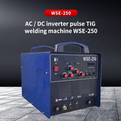 AC DC TIG soudeur machine de soudage en aluminium INVERTEUR WSE-250 220V 6.2KVA refroidissement par air 6.2 220