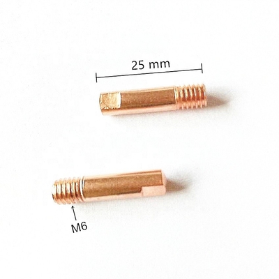 Binzel 15AK CO2 MIG Torch 0,8 mm pointe de contact en cuivre pour des performances de soudage durables