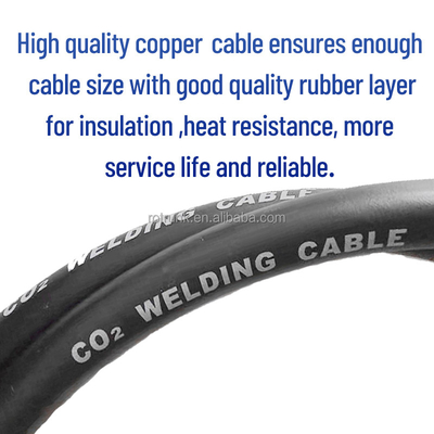 500A European Connector CO2 Gas Shielded Welding Torch pour équipement de soudage portable