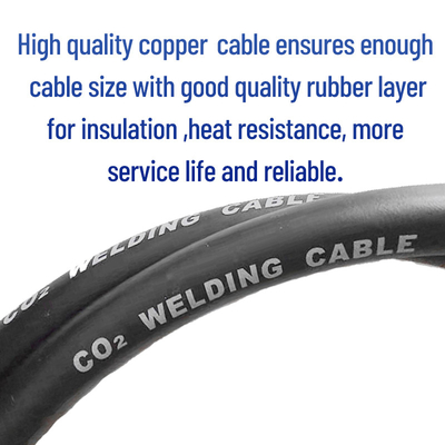 Cable personnalisé de 4m 500A CO2 Gas Shielded MIG Torche de soudage KR-500