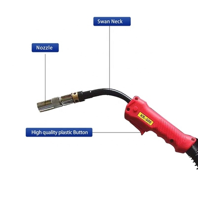 Cable personnalisé de 4m 500A CO2 Gas Shielded MIG Torche de soudage KR-500