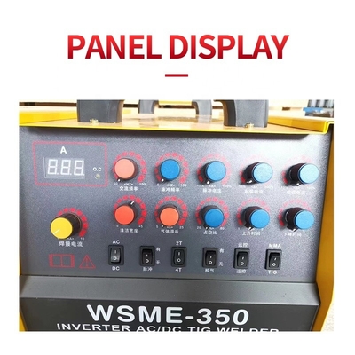 WSME-350 Ac Dc Tig Pulse Aluminium Hf Foot Control Tig/mma 300amp 64 soudeurs à onduleur