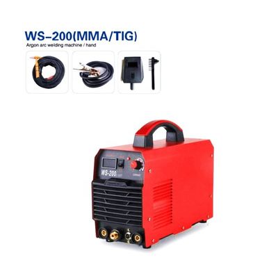 220V 6.3KVA Souer Inverter Tig MMA Machine de soudage WS 200 DC MOTOR IP21S Niveau de protection