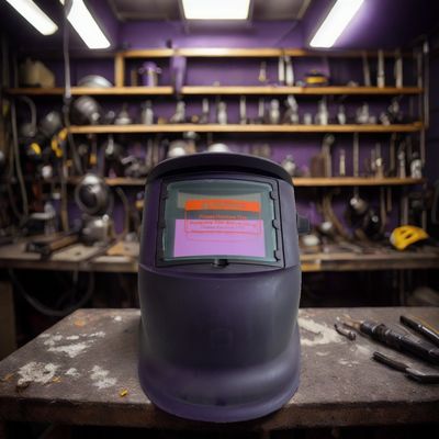 Prix imbattables Économie Pro Casque de soudage auto-assombrissant avec support personnalisé