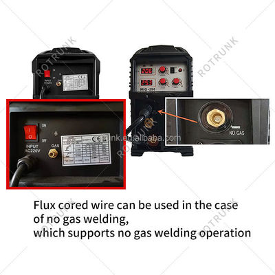 Appui OEM personnalisé MIG 250 3 en 1 machine à inverseur de soudage pour soudage MMA/MIG/MAG