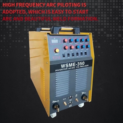 WSME-350 machine de soudage TIG à onduleur pour acier inoxydable 300amp 30 64 refroidissement à l'air 380