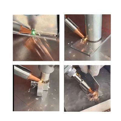 Machine de soudage laser à fibre de poche de 1000 W pour acier inoxydable et alliage d'aluminium HB-W1000