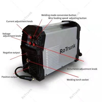 3 en 1 Mig 250 Ampère IGBT machine de soudage INVERTEUR 110v Micro fil de soudage Inverteurs 200A