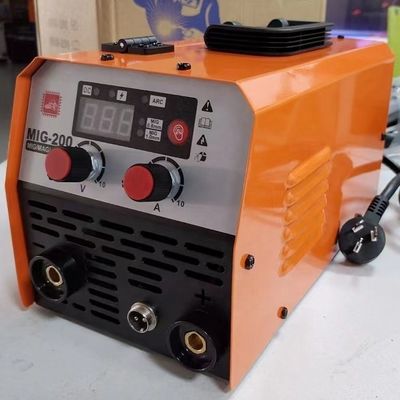 Machine de soudage à arc à inverseur IGBT MIG 200 avec fil à cœur de flux et de fréquence 50/60HZ