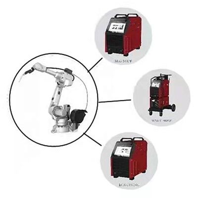 Soudeuse à double impulsion MIG-500DP IGBT Inverter MIG pour soudage d'aluminium à entrée 380V