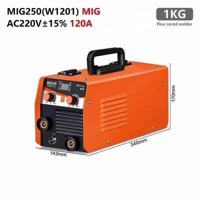 120A Flux Cored Wire Mini Inverter Pas de gaz Autodéfense MIG Machine de soudage MIG 200