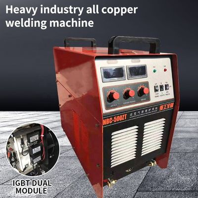 500 ampères NBC-500ZT Machine de soudage à mi-industrie à double module à double appel Réaction de cuivre