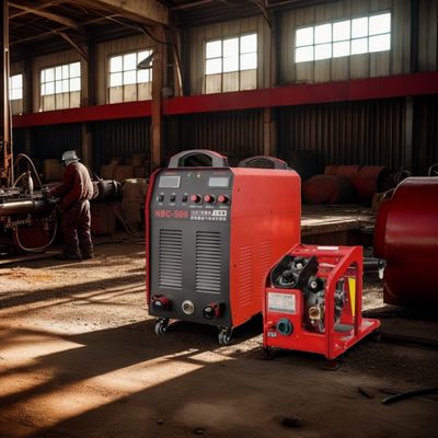 50 kg de charge lourde 380V MIG/MMA soudeur à double usage NBC-500 WeldMaster avec alimentateur de fil