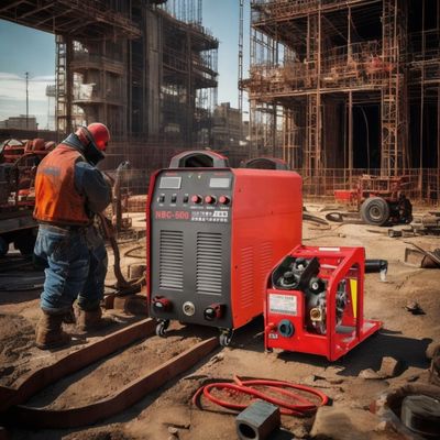 50 kg de charge lourde 380V MIG/MMA soudeur à double usage NBC-500 WeldMaster avec alimentateur de fil