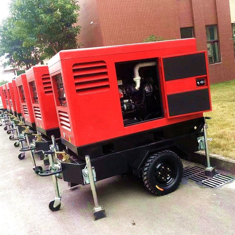 Générateur de soudage diesel de 500 A avec capacité de réservoir de 80 L et moteur 4 cylindres RZDH500A